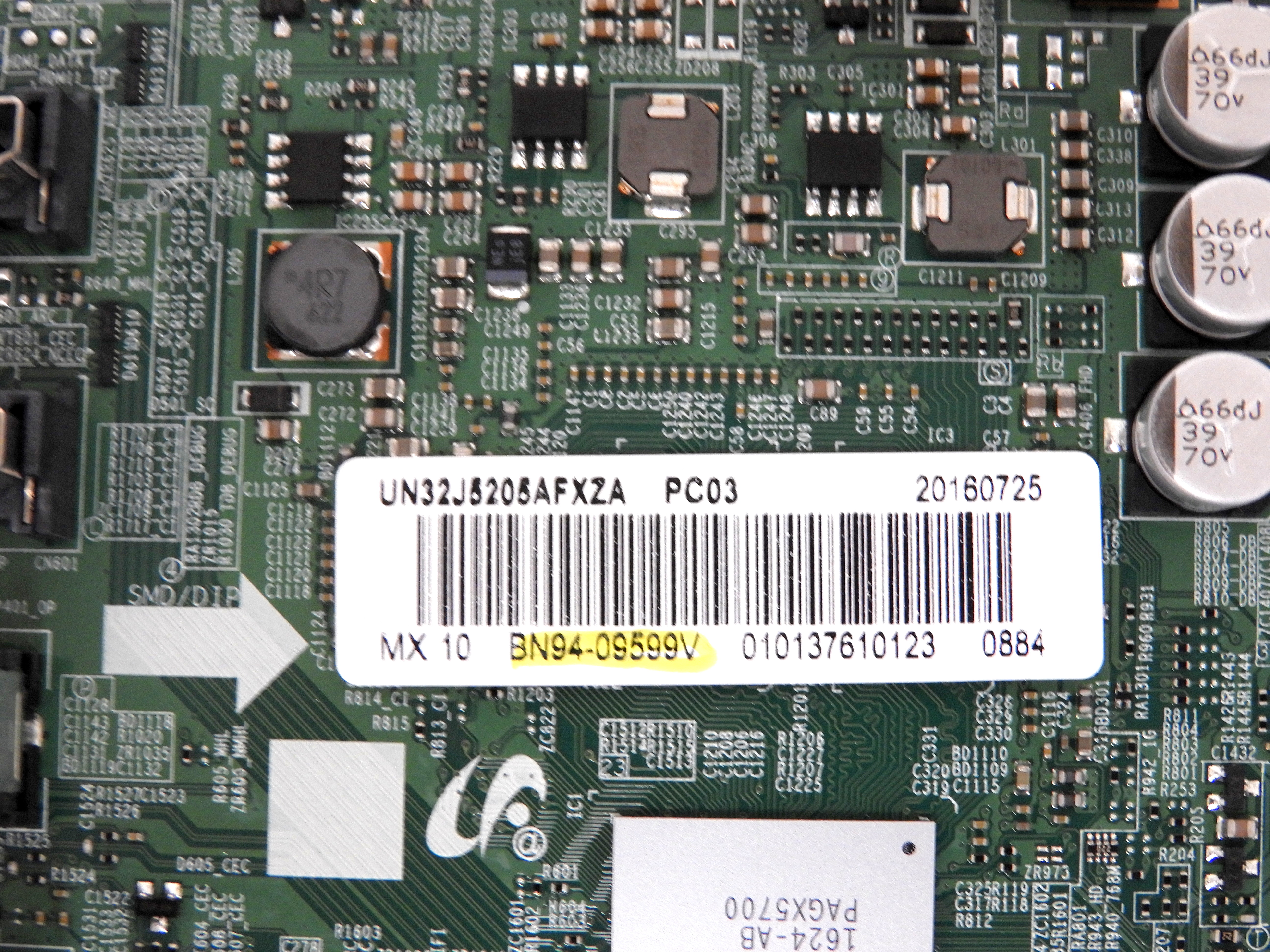 Samsung UN32J5205AF Main Board BN94-09599V - TV Parts Home