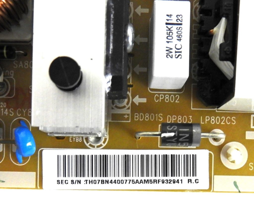 SAMSUNG UN60J6200AF / UN60H6203AF Power Supply Board BN4400775A TV