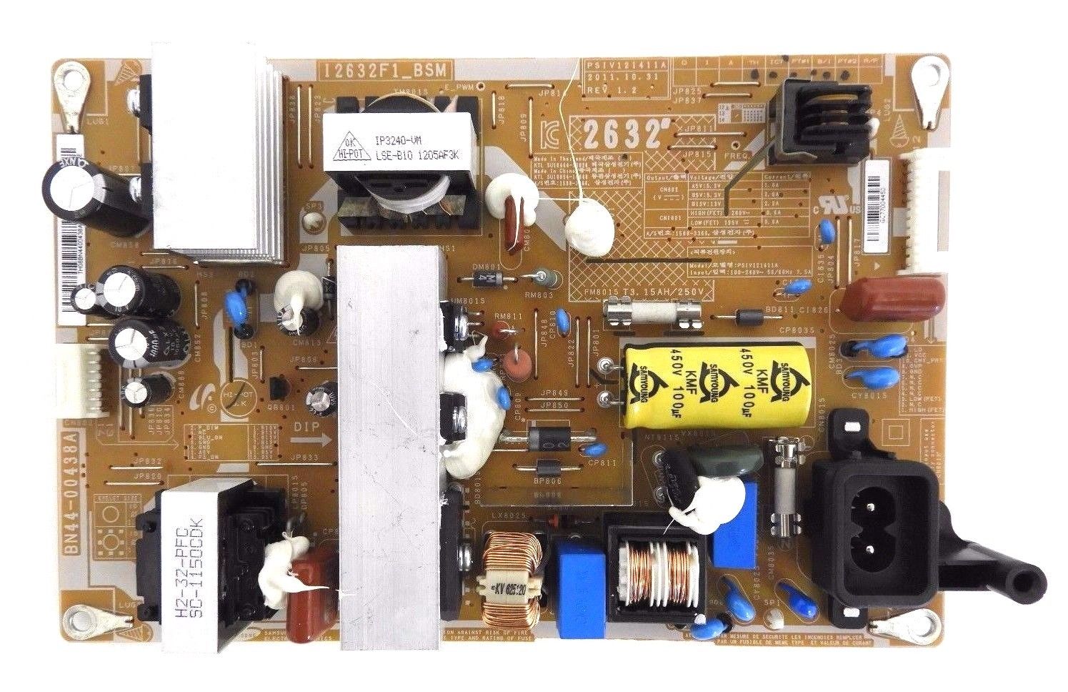 Samsung LN32D403E4D Power Supply Board BN44-00438A