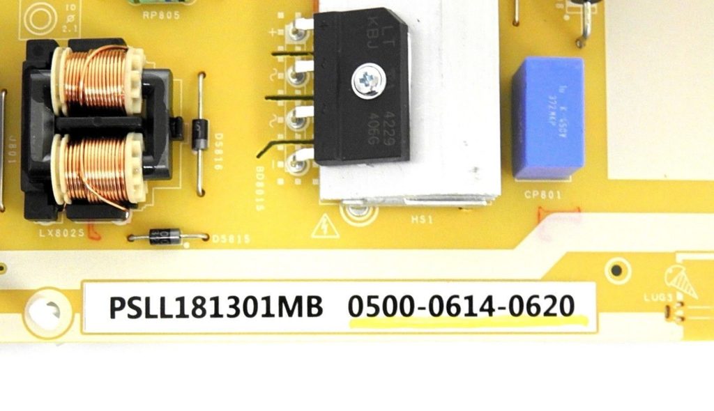 JVC EM55FTR Power Supply Board 050006140620 TV Parts Home