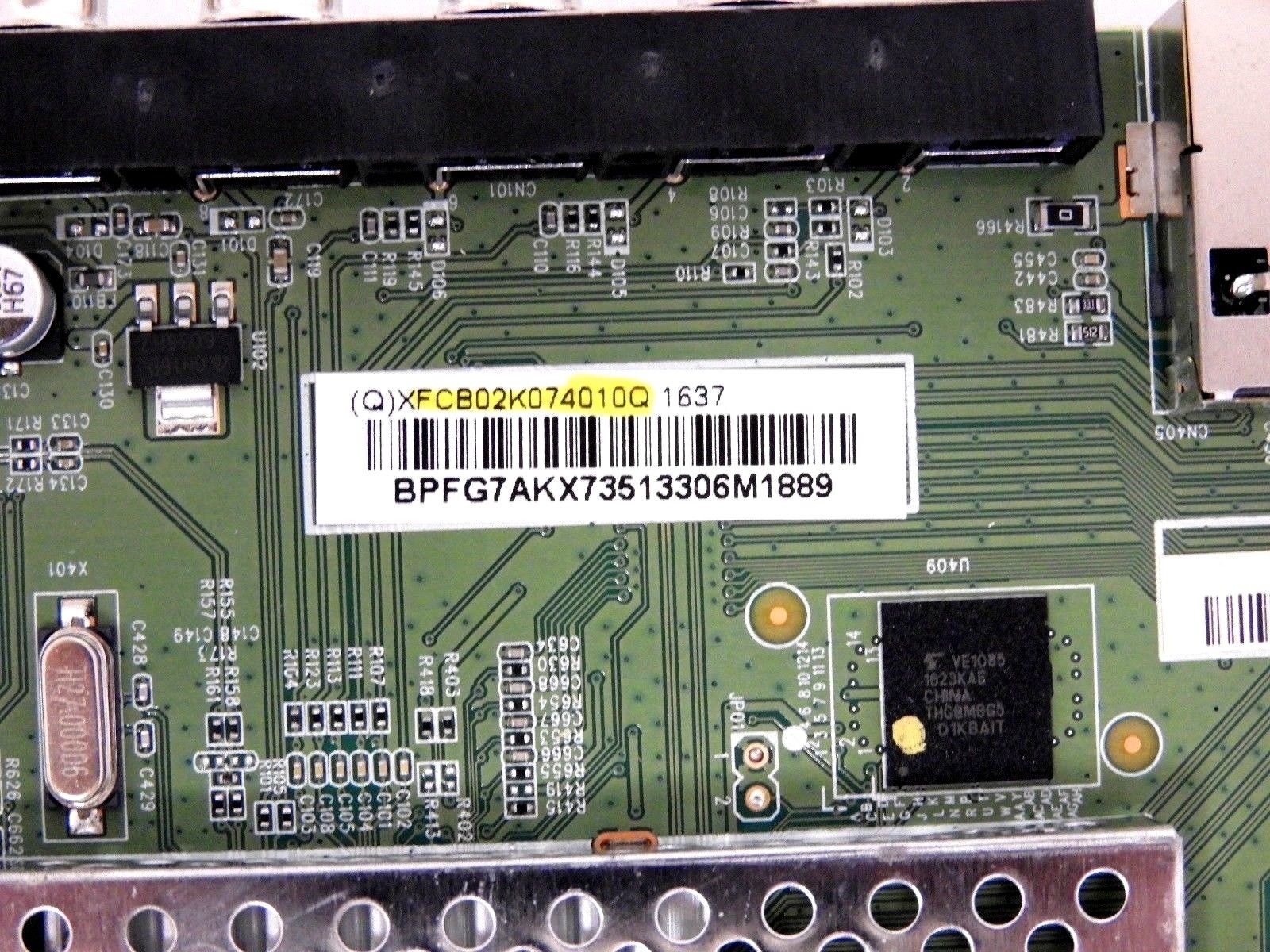 VIZIO D40-D1 Main Board 756TXFCB02K0740 , (Q) XFCB02K0740 - TV Parts Home