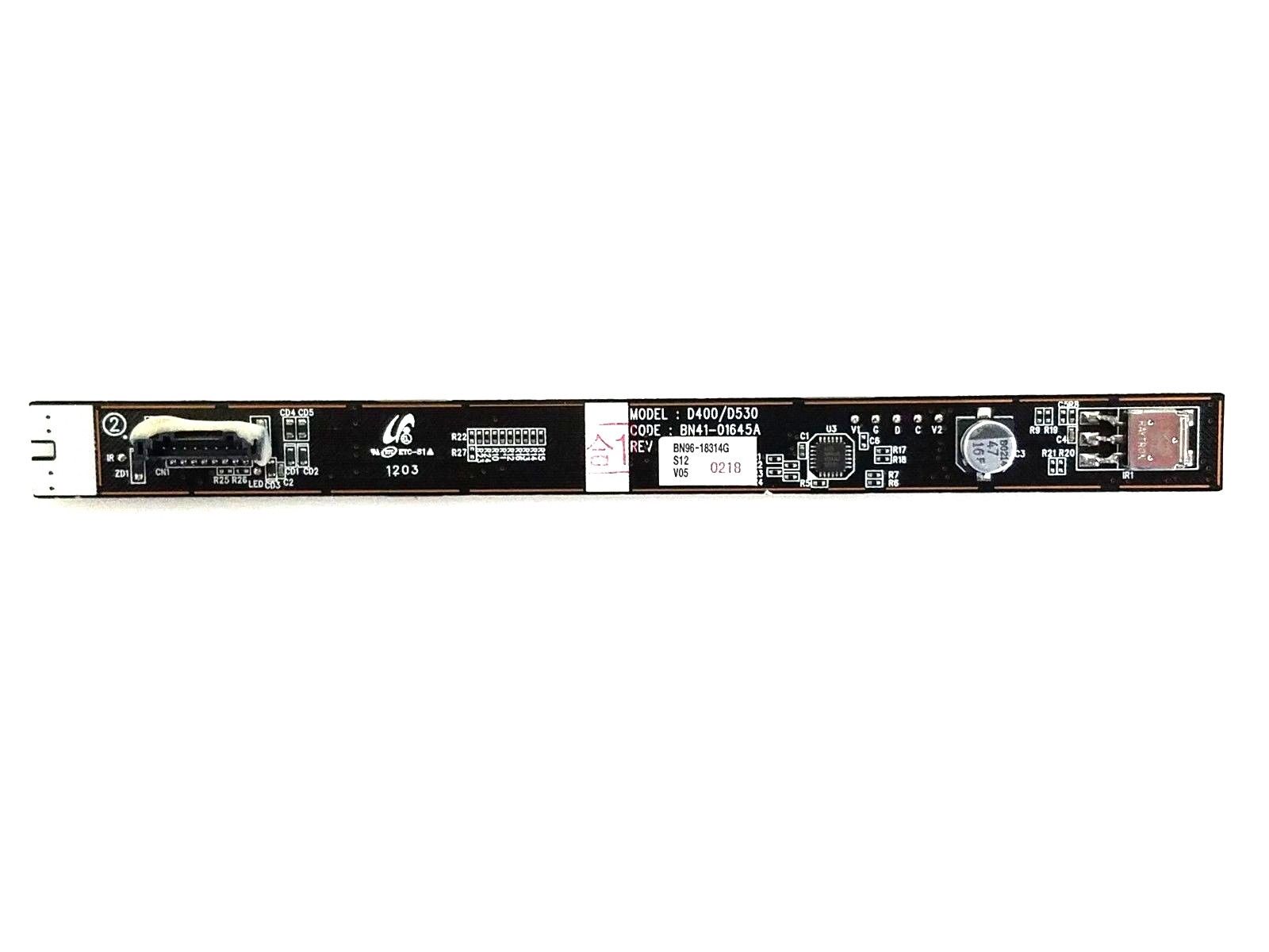 Samsung LN40E550F7F Key Button, IR Sensor Board BN96-18314G