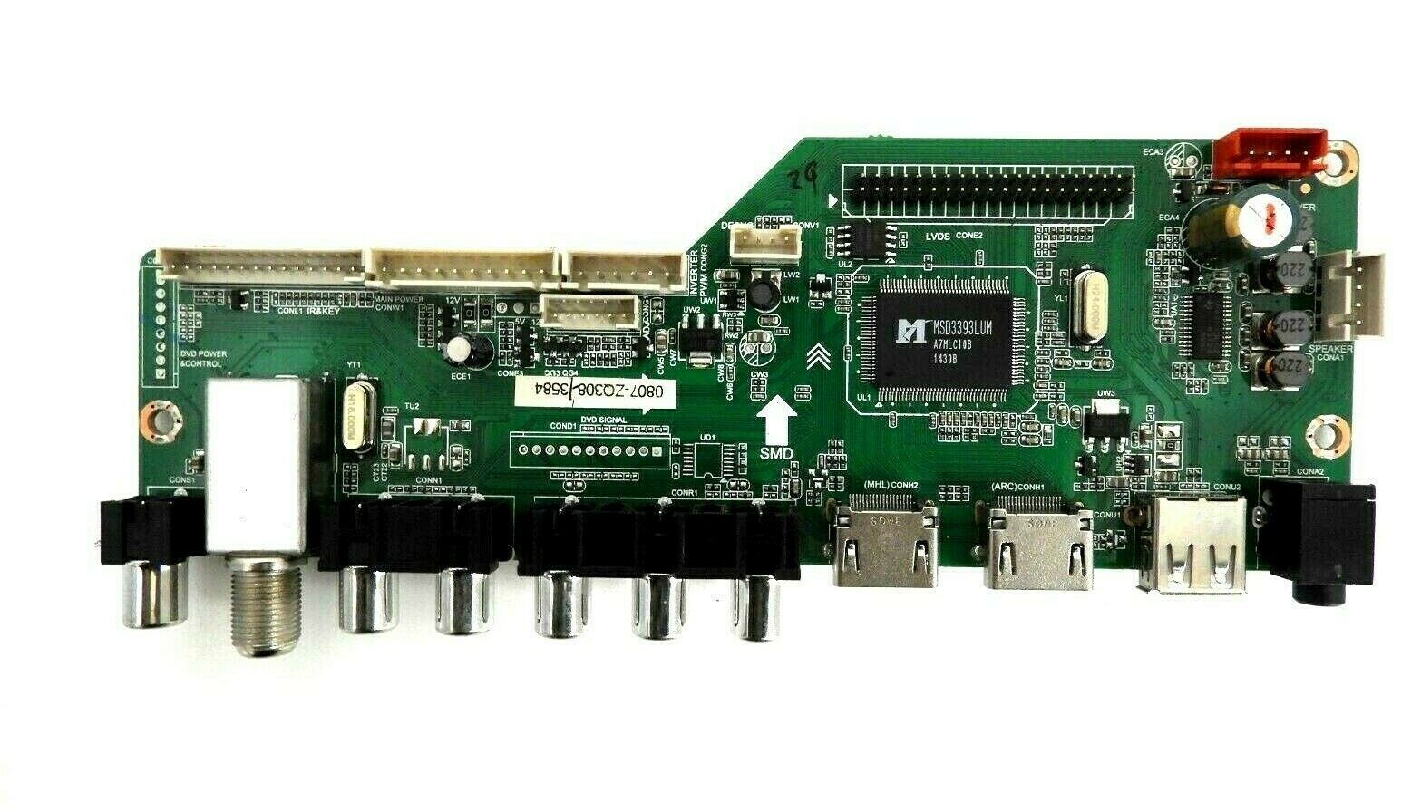 RCA LED55C55R120Q Main Board 55120RE01M3393LNA35-C2