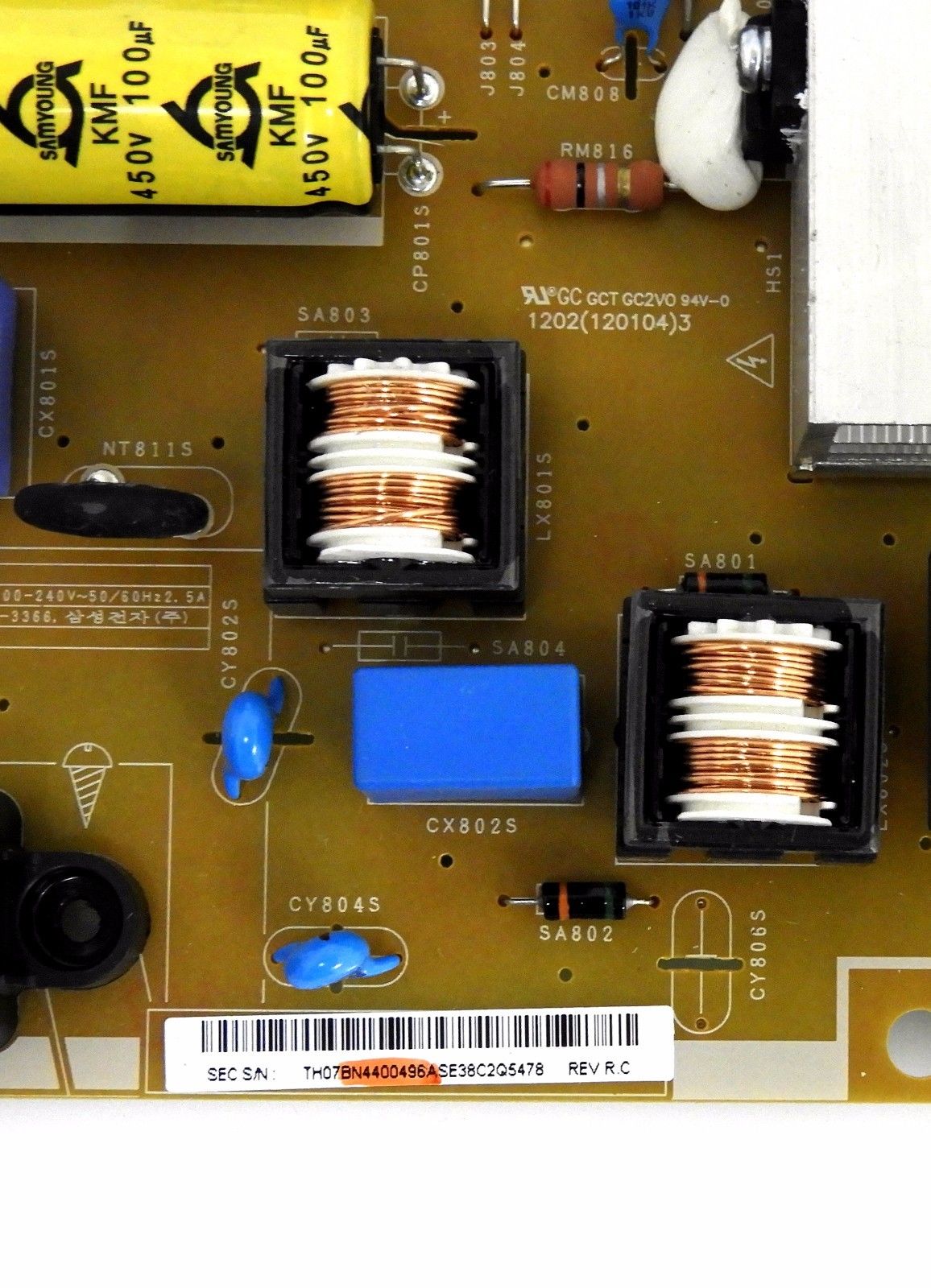 Samsung UN40EH5000F / UN40EH5050F Power Supply Board BN44-00496A - Image 2