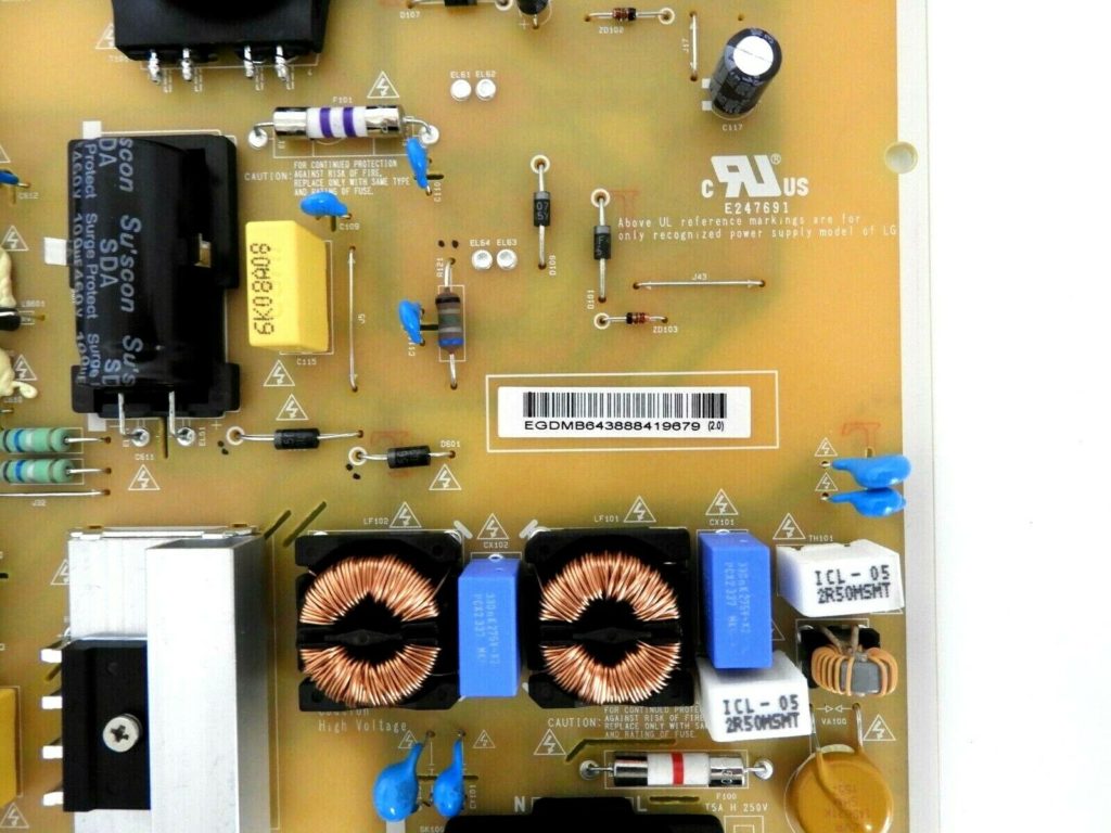LG 65UH6150UB Power Supply Board EAY64388841 TV Parts Home