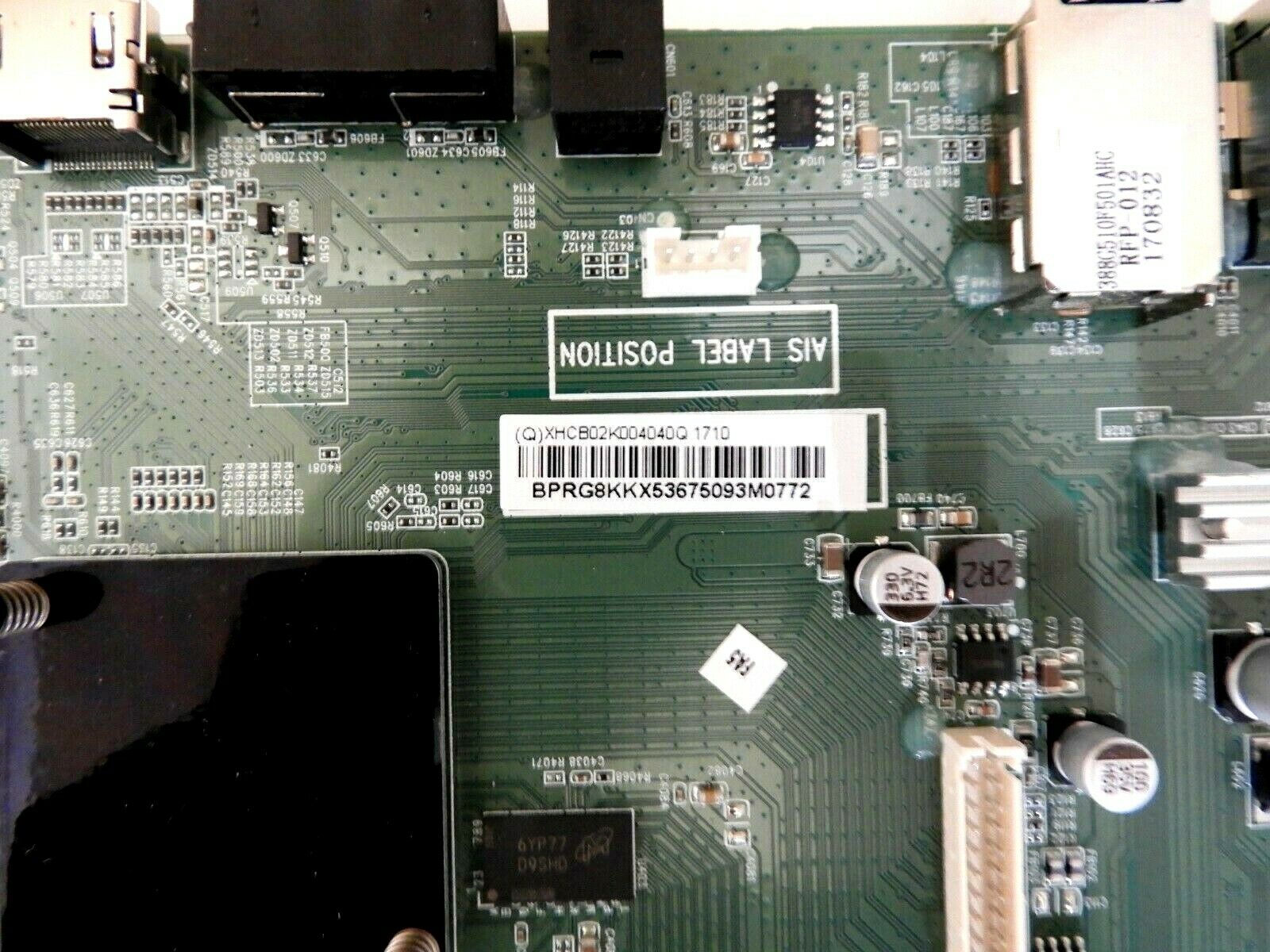 VIZIO D40F-E1 Main Board 756TXHCB02K0040 - Image 2