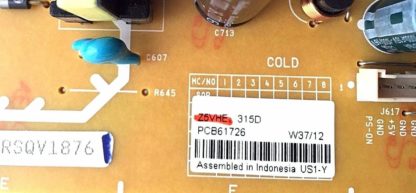 SANYO DP46841 Power Supply Board 1LG4B10Y048C0 , Z5VHE - Image 2
