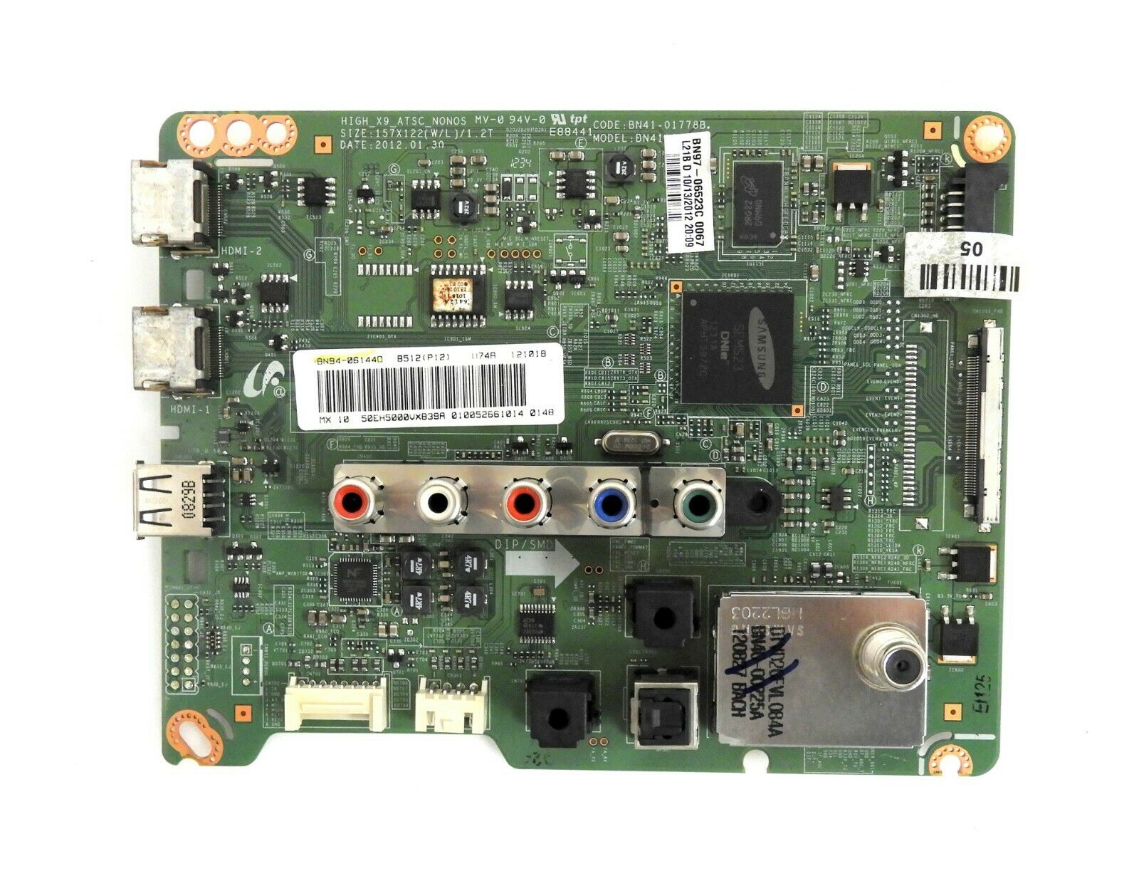 Samsung UN50EH5000F UN50EH5000V Main Board BN94-06144D