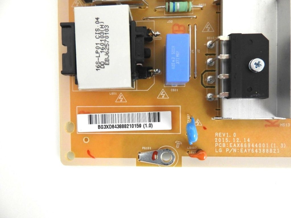 LG 55UH615AUC Power Supply Board EAY64388821 TV Parts Home