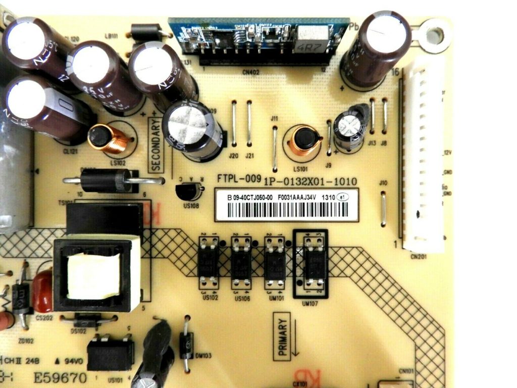 Sharp LC40LE550U Power Supply Board 9JY0940CTJ05000 , (FTPL009) TV