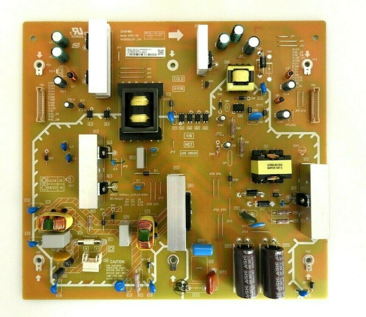 SANYO DP55D33 Power Supply Board N0AB3ZK00001,
