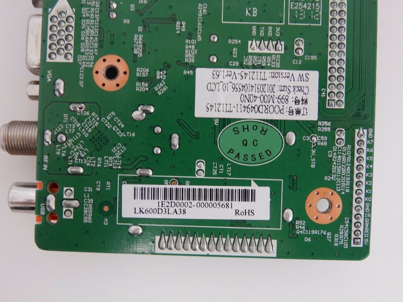 SHARP LC-60E69U Main Board LK600D3LA38 - Image 2