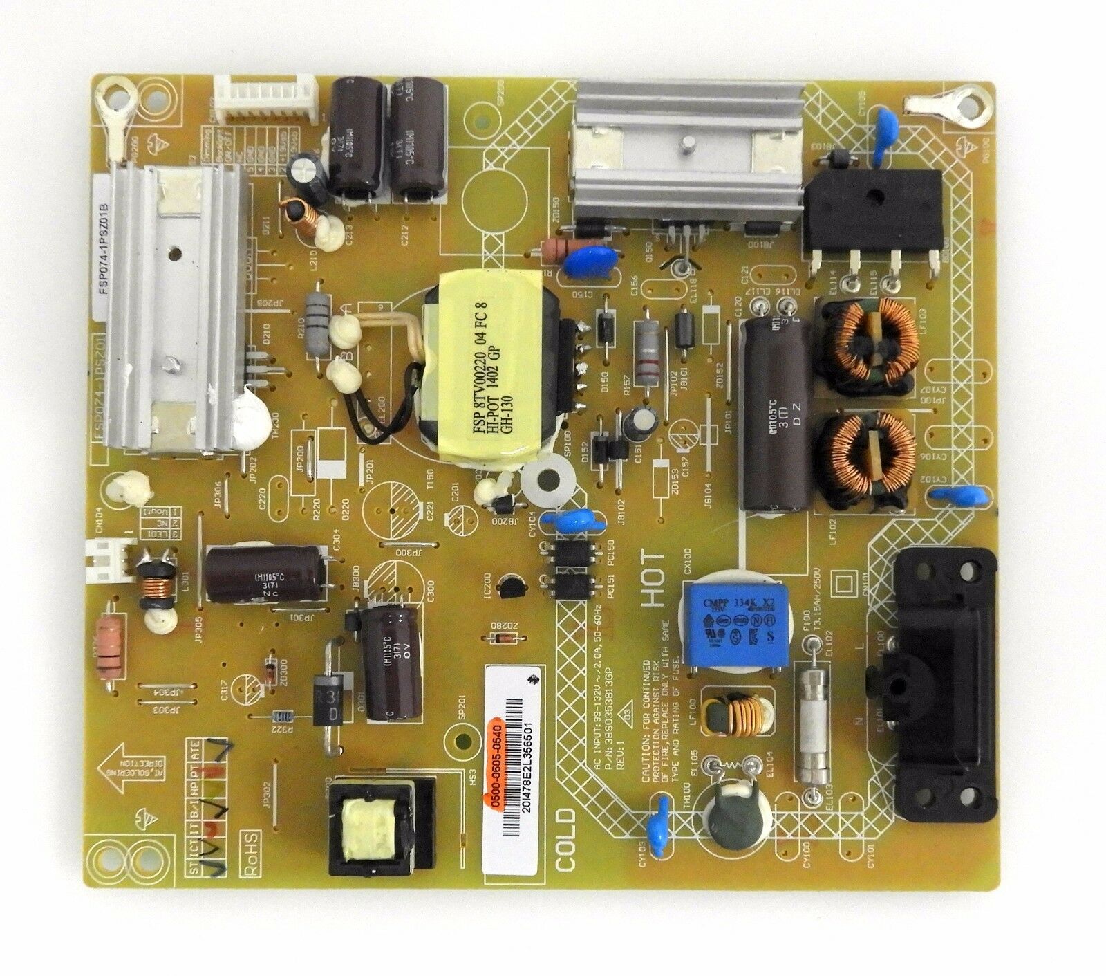 VIZIO E320I-B0 Power Supply Board 0500-0605-0540