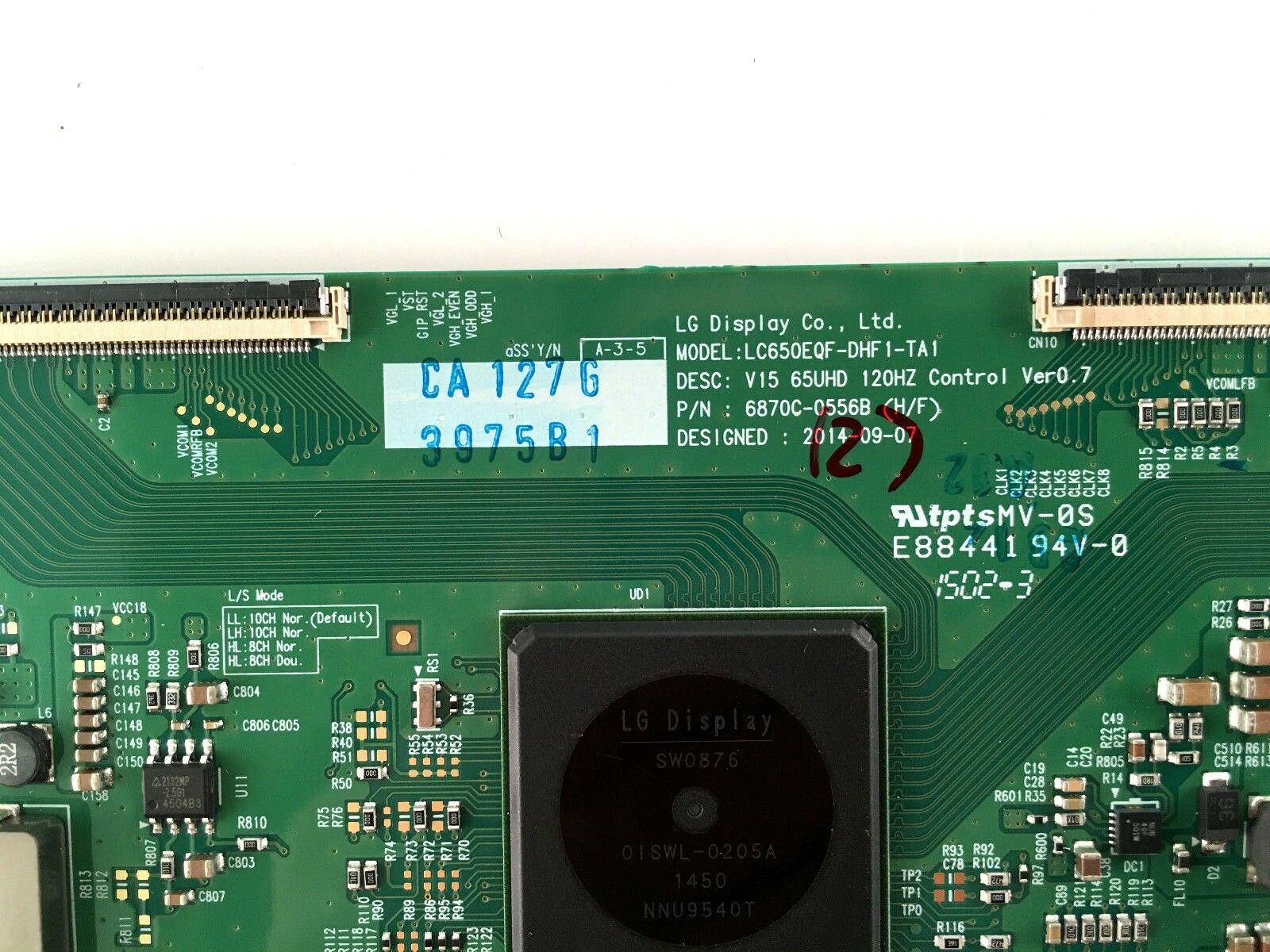 LG 65UF7700-UJ T-Con Board 6871L-3975B - Image 2