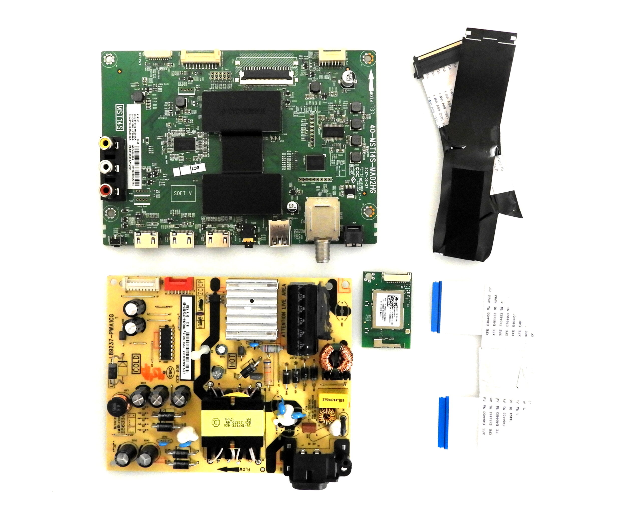 TCL 43S303 , 43S303LBAA TV Boards Set 08-CS43TML-LC204AA, 08-L8923A7-PW200AA