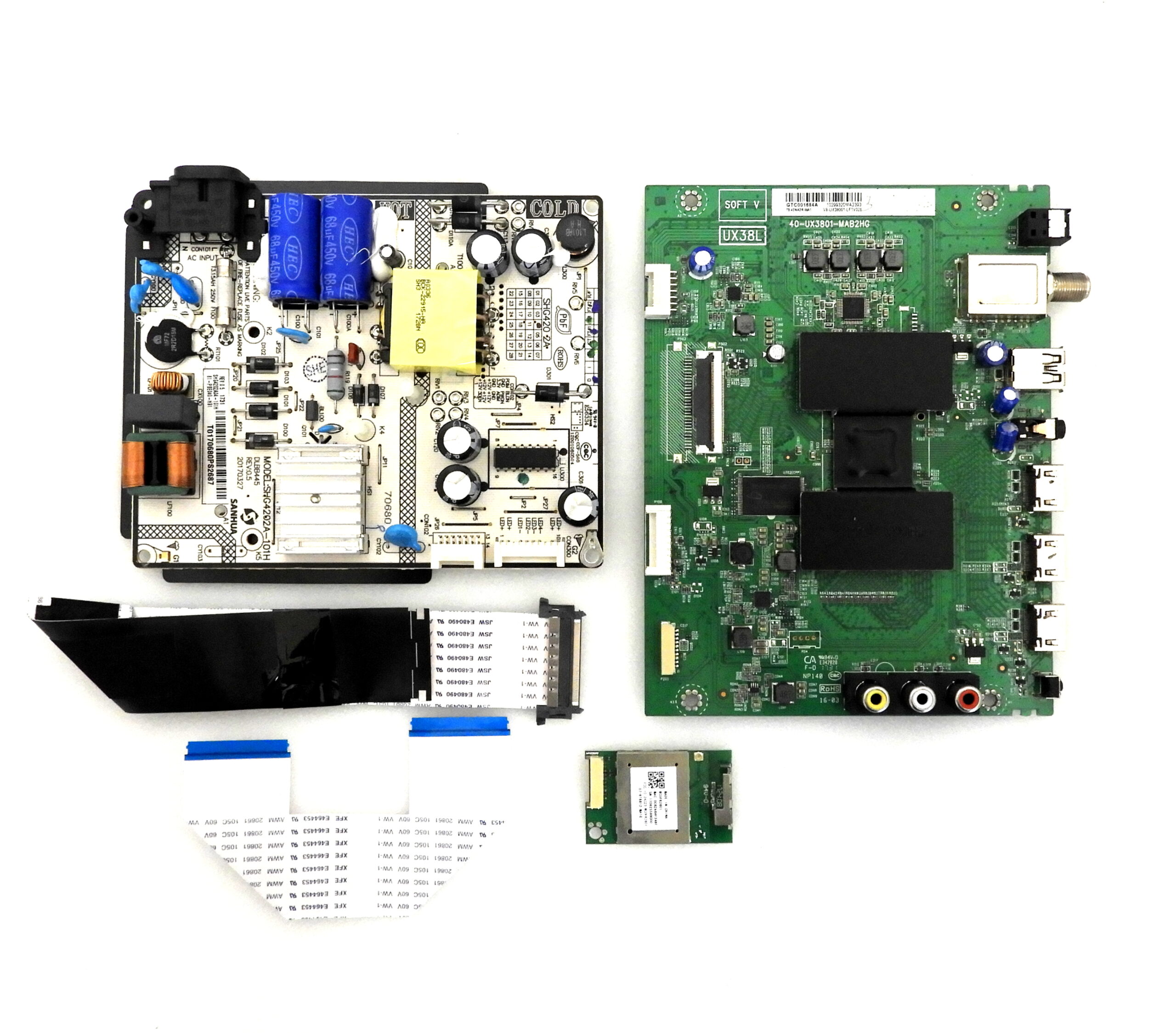 TCL 43S303 , 43S303TBAA TV Boards Set T8-43NA3R-MA1, 81-PBE040-H91