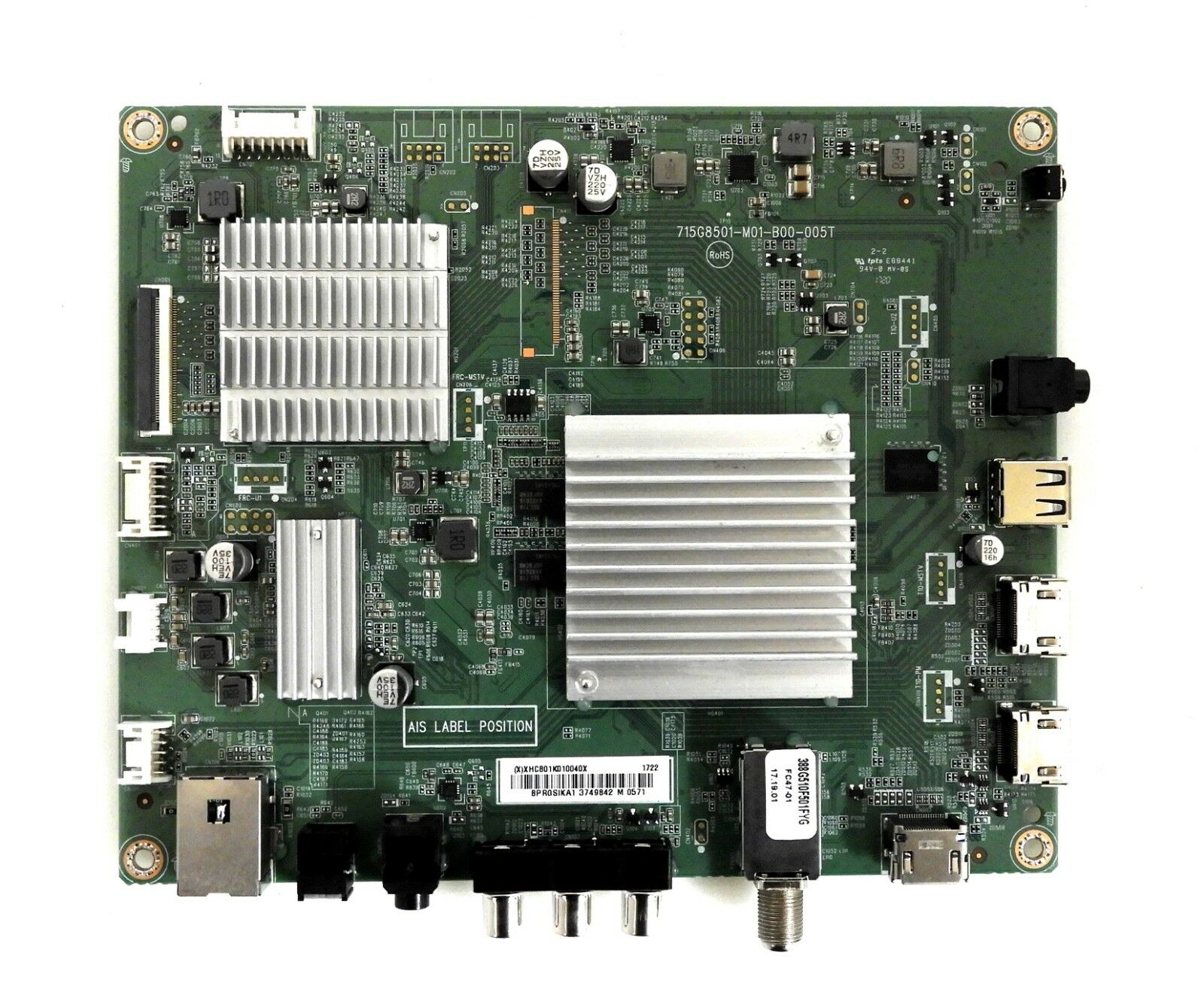 Insignia NS-55DR620NA18 Main Board 756TXHCB01K0100 , XHCB01K0100