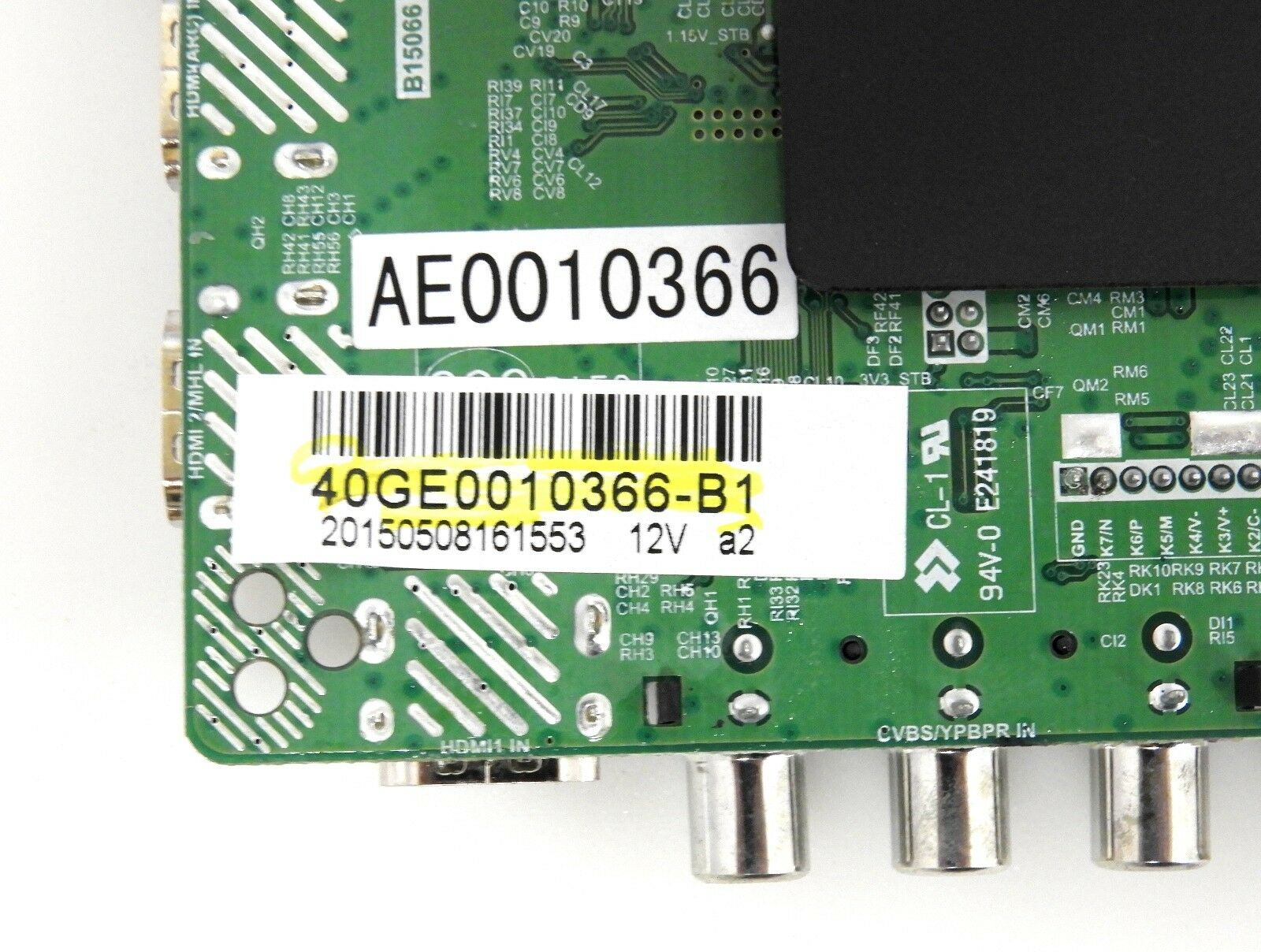 RCA LED40G45RQ Power Supply / Main Board 40GE0010366-B1 - Image 2