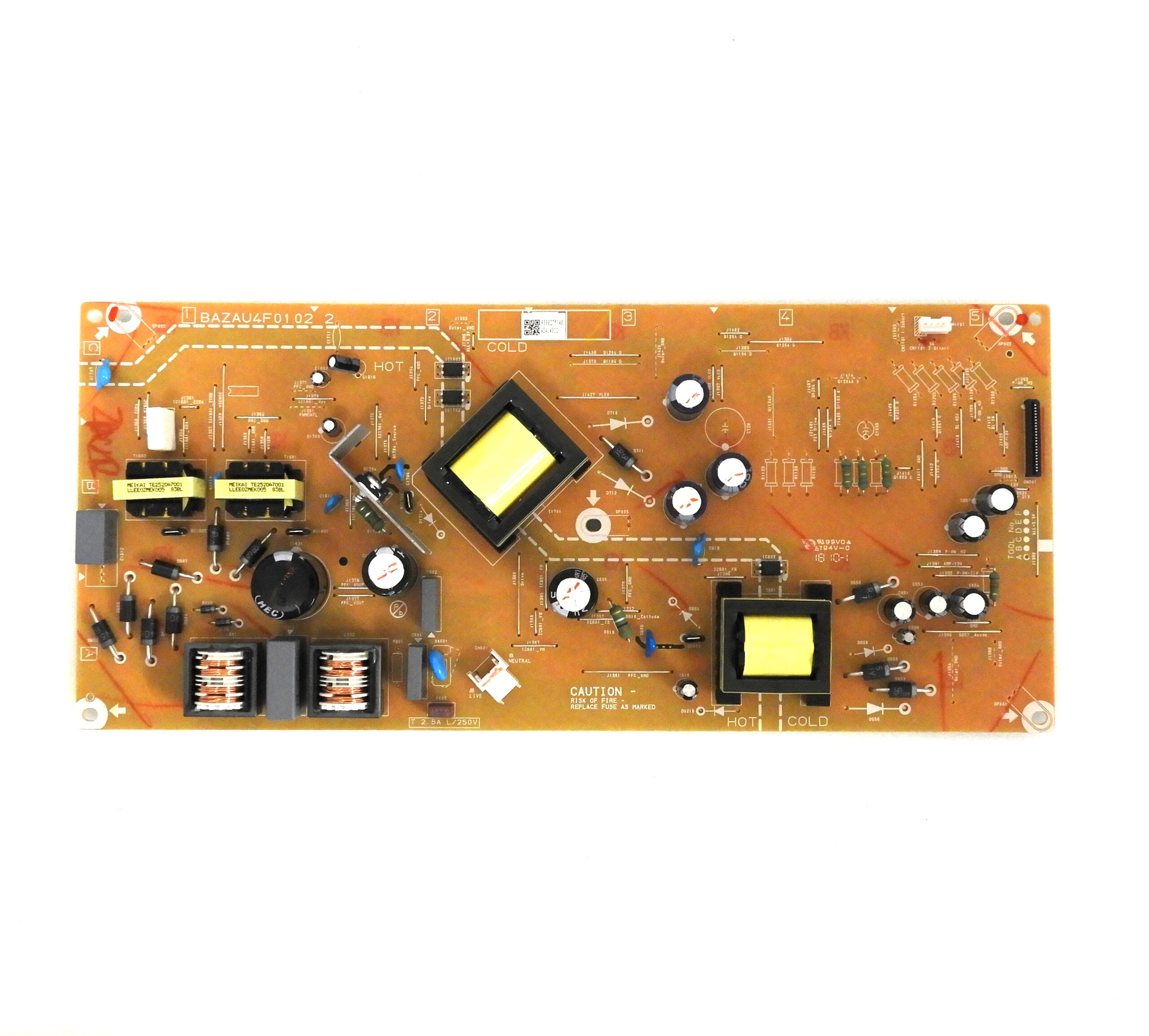 Sanyo FW50D48F Power Supply Board AZAU4022 , BAZAU4F0102 2