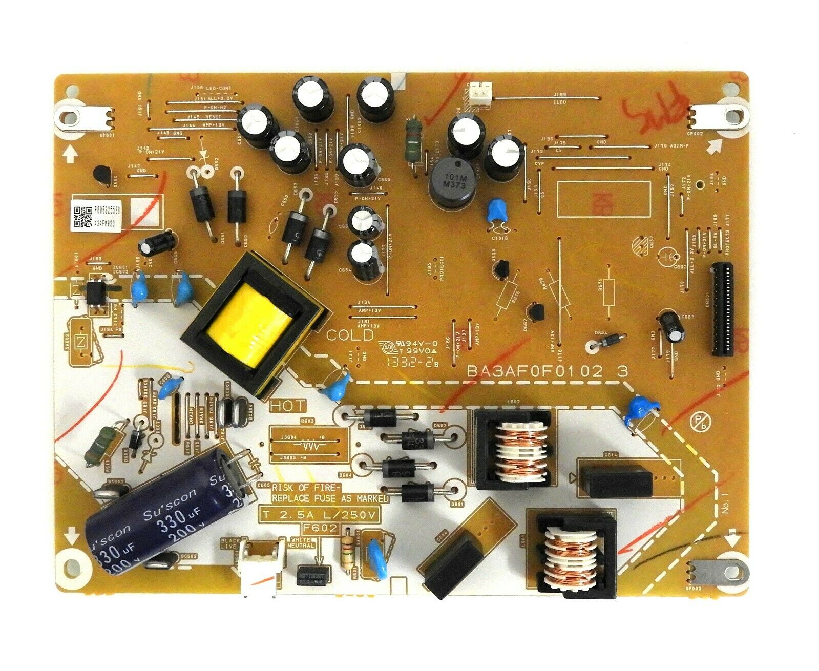 thumbnail image 2 of Emerson LF391EM4A Power Supply Repair Parts Kit – BA4AT0F0102 A4AT0021 2 of 5