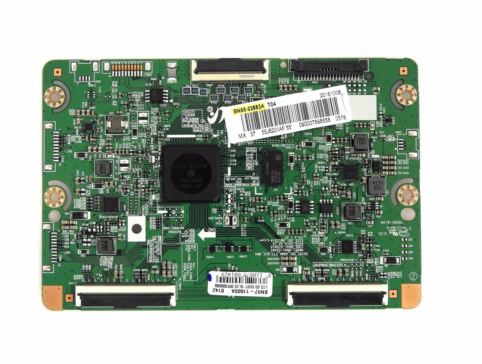 Samsung UN55J6201AF T-Con Board BN95-03683A