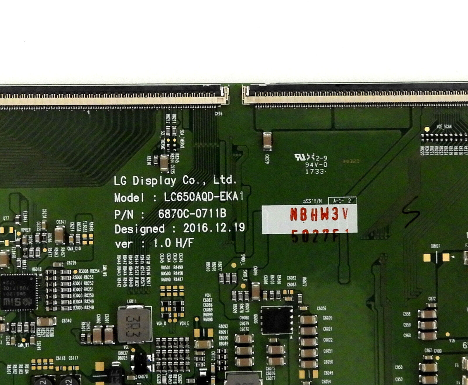 LG OLED65B7A-U T-Con Board 6871L-5027F (6870C-0711B) - Image 2