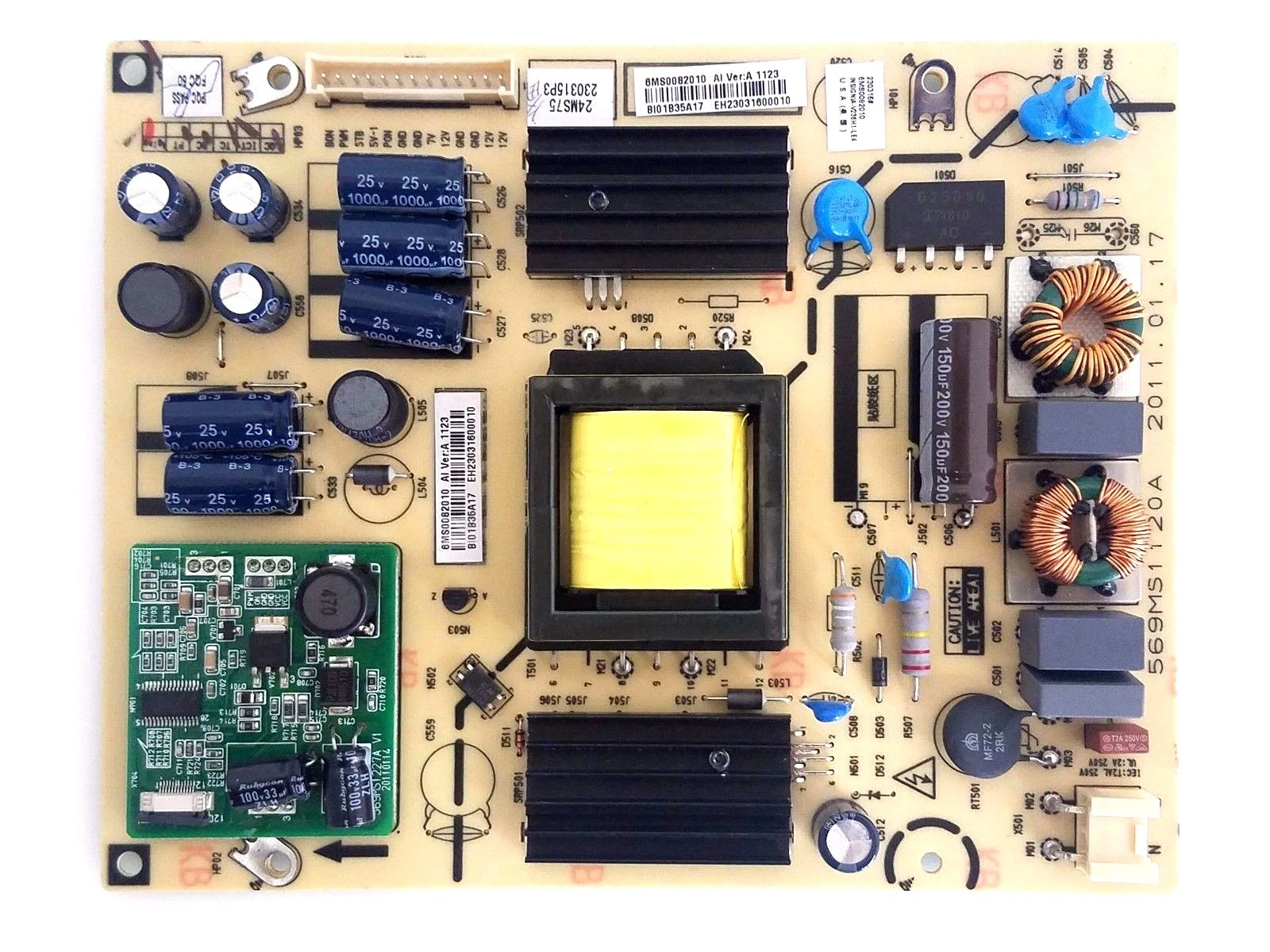Insignia NS-24E730A12 Power Supply Board 6M.S0082.010 , 6MS0082010